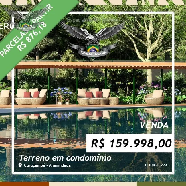 Foto 1 de Lote de Condomínio à venda, 160m2 em Curuçambá, Ananindeua - PA