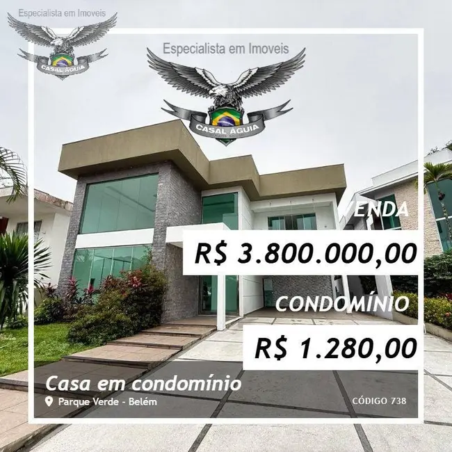 Foto 1 de Casa de Condomínio com 4 quartos à venda, 450m2 em Parque Verde, Belem - PA