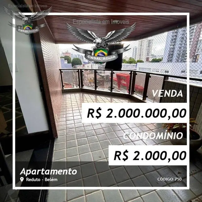 Apartamento com 5 quartos à venda, 300m2 em Reduto, Belem - PA - imagem 1 Foto 1 de Apartamento com 5 quartos à venda, 300m2 em Reduto, Belem - PA