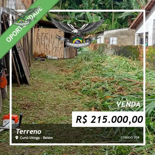 Foto 1 de Terreno / Lote à venda, 300m2 em Curió-Utinga, Belem - PA