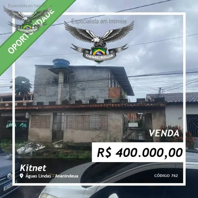 Foto 1 de Kitnet com 1 quarto à venda, 336m2 em Águas Lindas, Ananindeua - PA
