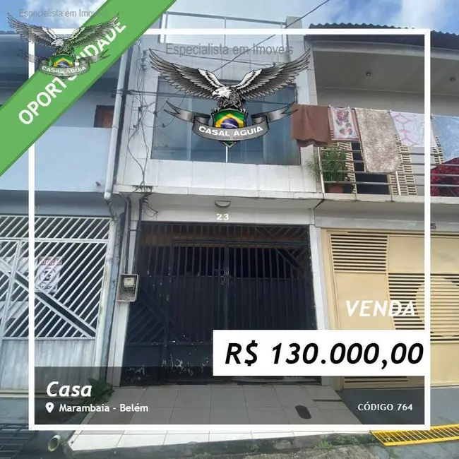 Foto 1 de Casa com 2 quartos à venda, 100m2 em Marambaia, Belem - PA