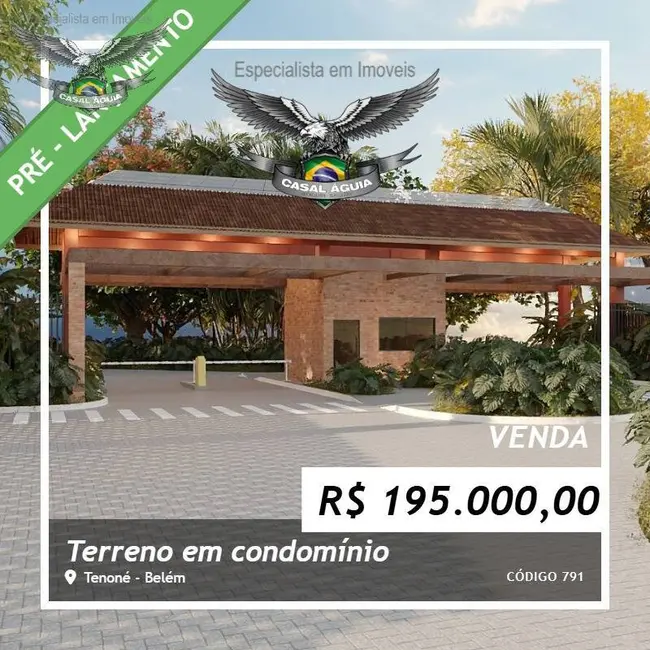 Foto 1 de Lote de Condomínio à venda, 200m2 em Tenoné, Belem - PA