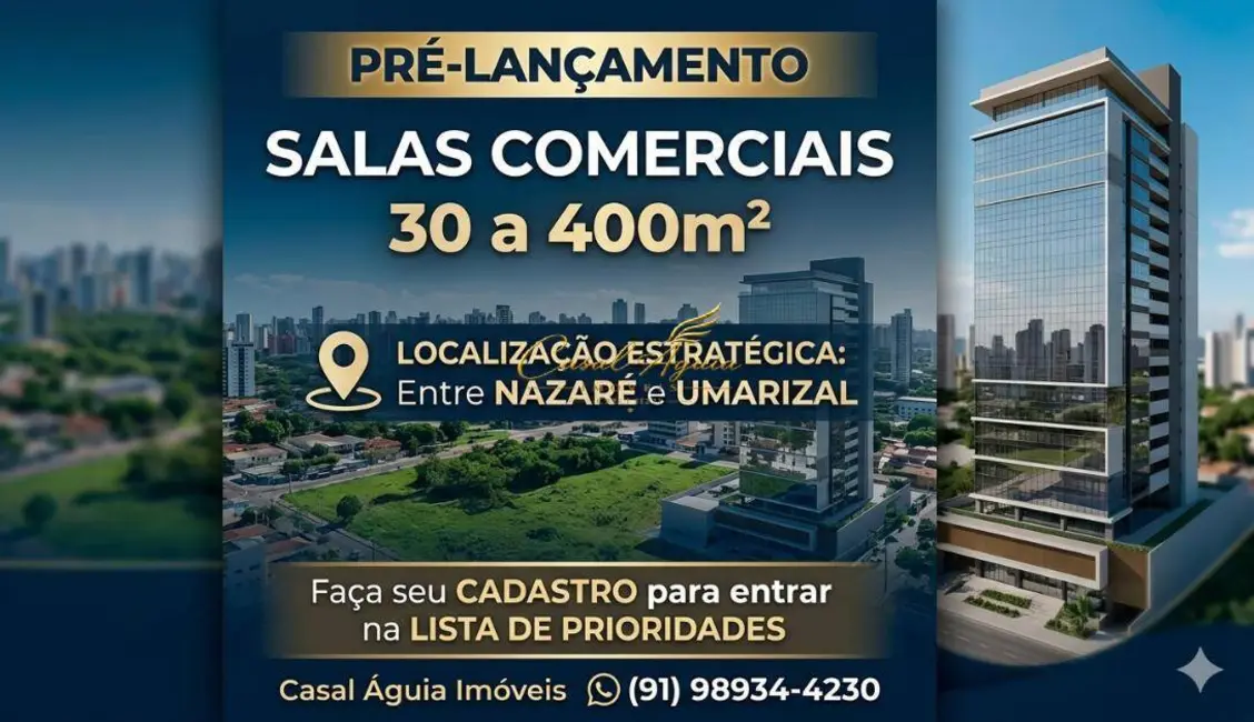 Sala Comercial à venda e para alugar em Umarizal, Belem - PA - imagem 1 Foto 1 de Sala Comercial à venda e para alugar em Umarizal, Belem - PA