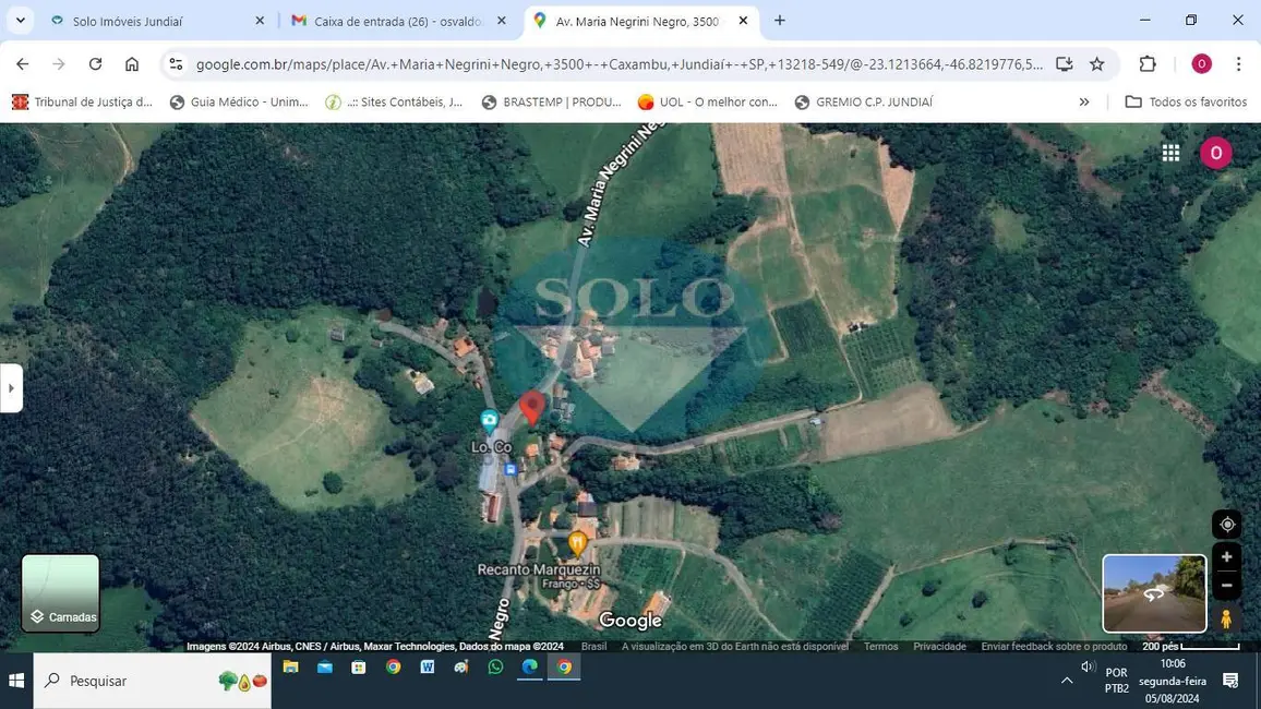 Foto 4 de Sítio / Rancho à venda, 160000m2 em Caxambu, Jundiai - SP