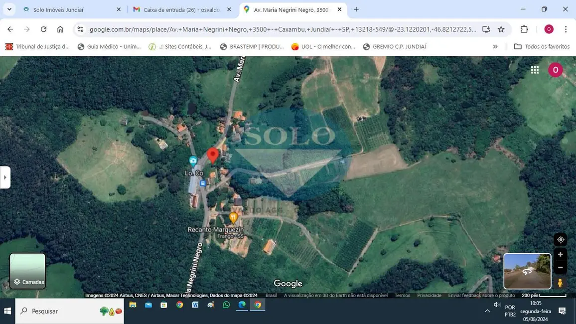 Foto 3 de Sítio / Rancho à venda, 160000m2 em Caxambu, Jundiai - SP