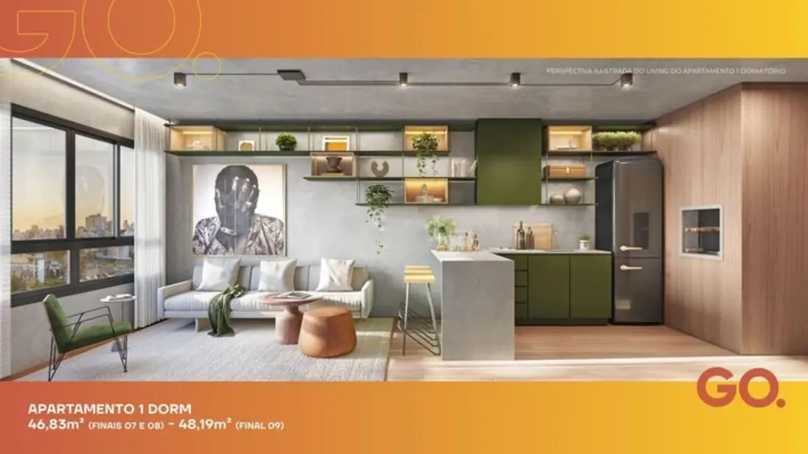 Foto 1 de Apartamento com 1 quarto à venda, 47m2 em Cidade Baixa, Porto Alegre - RS