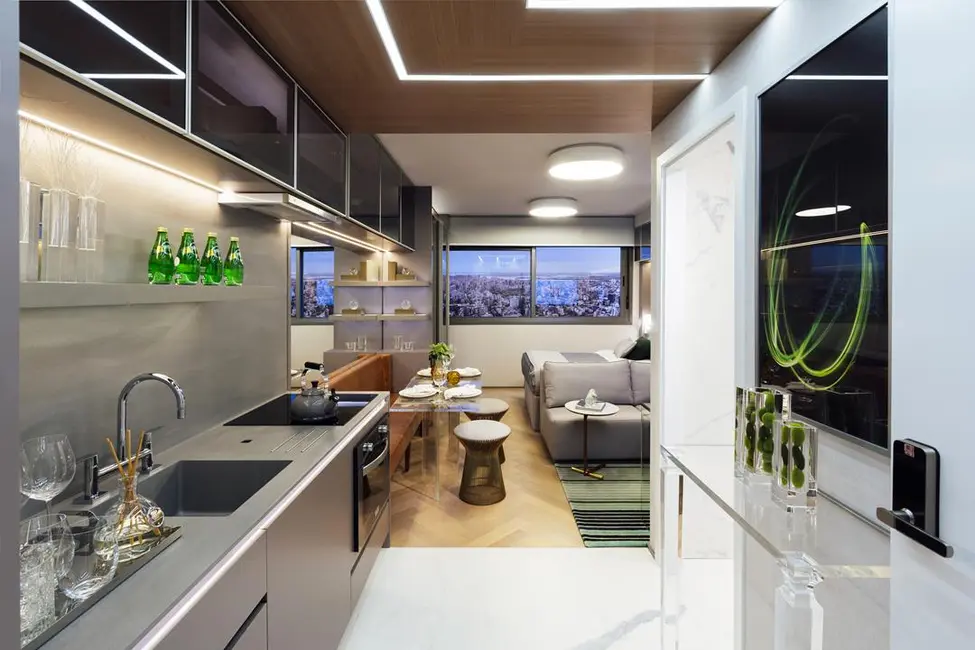 Foto 4 de Kitnet à venda, 29m2 em Mont Serrat, Porto Alegre - RS