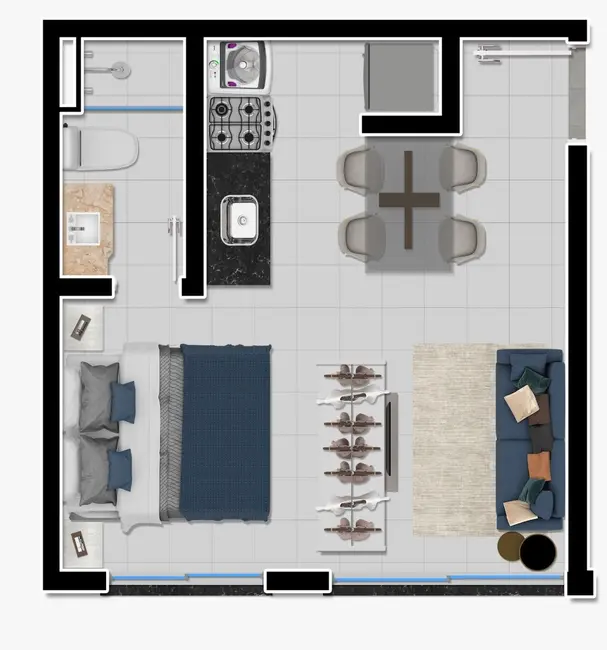 Foto 2 de Casa com 1 quarto à venda, 41m2 em Vila Nova, Porto Alegre - RS