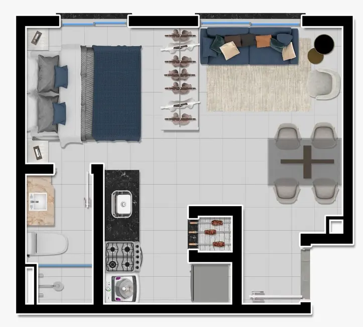 Foto 3 de Casa com 2 quartos à venda, 87m2 em Vila Nova, Porto Alegre - RS