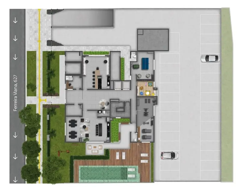 Foto 2 de Apartamento com 3 quartos à venda, 81m2 em Petrópolis, Porto Alegre - RS