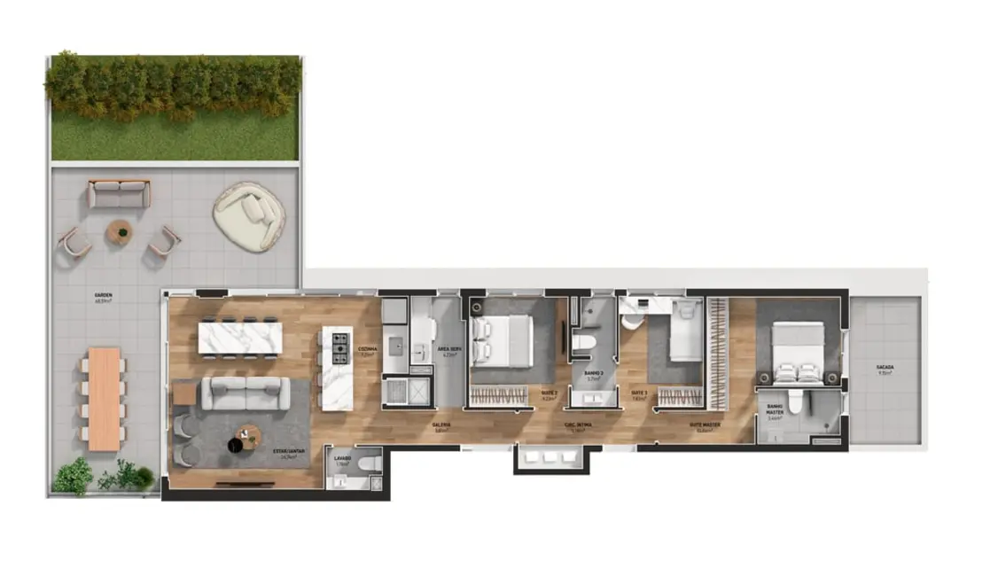 Apartamento com 3 quartos à venda, 188m2 em Petrópolis, Porto Alegre - RS - imagem 8 Foto 8 de Apartamento com 3 quartos à venda, 188m2 em Petrópolis, Porto Alegre - RS