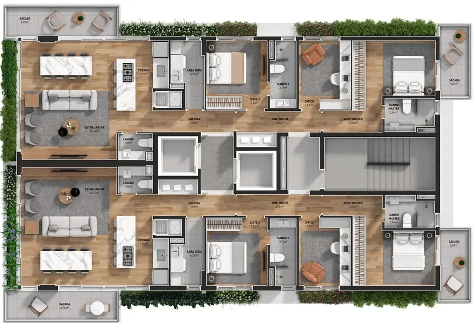 Apartamento com 3 quartos à venda, 188m2 em Petrópolis, Porto Alegre - RS - imagem 4 Foto 4 de Apartamento com 3 quartos à venda, 188m2 em Petrópolis, Porto Alegre - RS