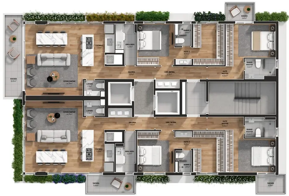 Apartamento com 3 quartos à venda, 188m2 em Petrópolis, Porto Alegre - RS - imagem 3 Foto 3 de Apartamento com 3 quartos à venda, 188m2 em Petrópolis, Porto Alegre - RS