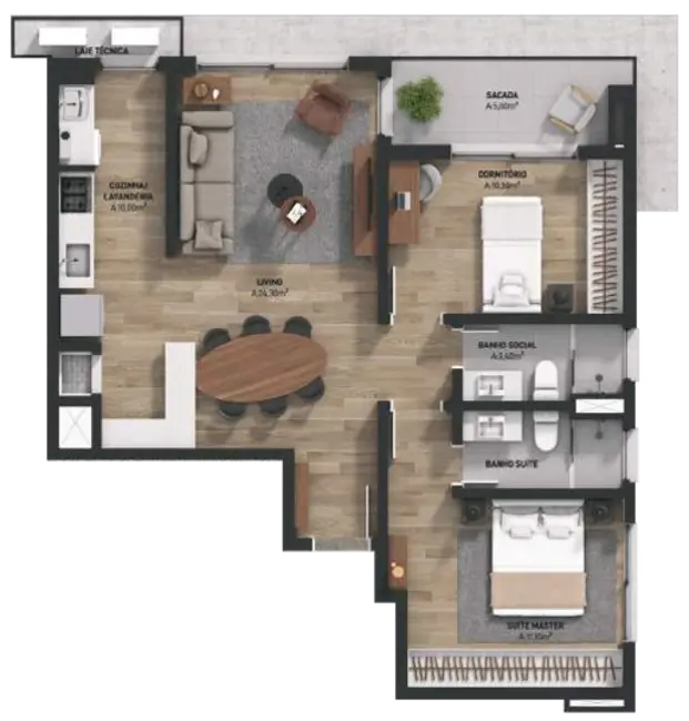 Apartamento com 2 quartos à venda, 153m2 em Petrópolis, Porto Alegre - RS - imagem 7 Foto 7 de Apartamento com 2 quartos à venda, 153m2 em Petrópolis, Porto Alegre - RS