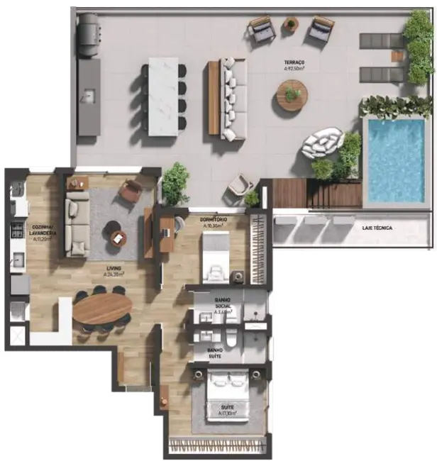 Apartamento com 2 quartos à venda, 153m2 em Petrópolis, Porto Alegre - RS - imagem 9 Foto 9 de Apartamento com 2 quartos à venda, 153m2 em Petrópolis, Porto Alegre - RS