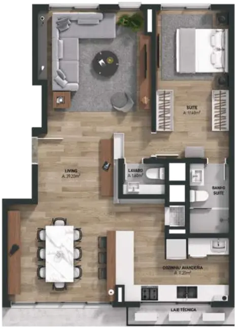 Foto 5 de Apartamento com 3 quartos à venda, 119m2 em Petrópolis, Porto Alegre - RS