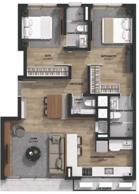 Foto 4 de Apartamento com 3 quartos à venda, 119m2 em Petrópolis, Porto Alegre - RS