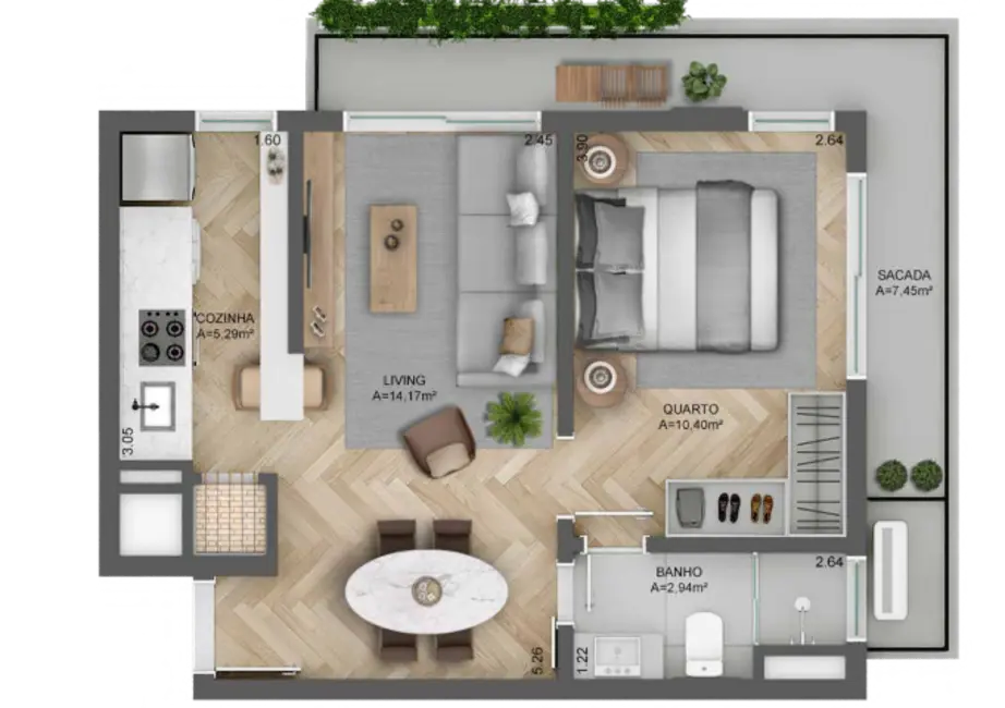 Foto 8 de Apartamento com 1 quarto à venda, 68m2 em Cidade Baixa, Porto Alegre - RS