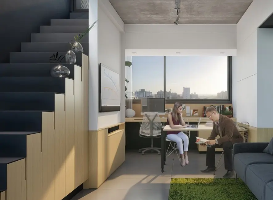 Foto 9 de Kitnet à venda, 29m2 em Menino Deus, Porto Alegre - RS