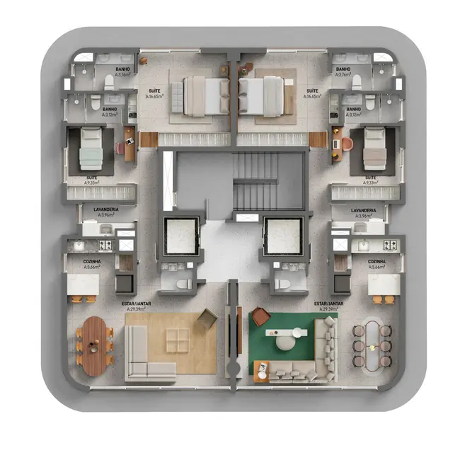 Apartamento com 4 quartos à venda, 186m2 em Moinhos de Vento, Porto Alegre - RS - imagem 6 Foto 6 de Apartamento com 4 quartos à venda, 186m2 em Moinhos de Vento, Porto Alegre - RS