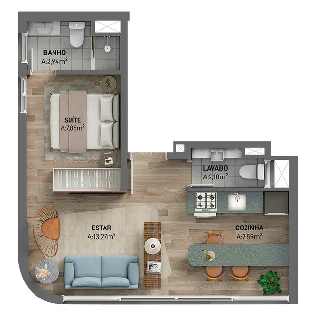 Apartamento com 4 quartos à venda, 186m2 em Moinhos de Vento, Porto Alegre - RS - imagem 7 Foto 7 de Apartamento com 4 quartos à venda, 186m2 em Moinhos de Vento, Porto Alegre - RS