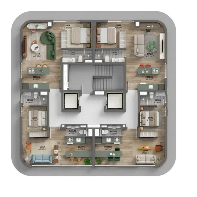 Apartamento com 4 quartos à venda, 186m2 em Moinhos de Vento, Porto Alegre - RS - imagem 5 Foto 5 de Apartamento com 4 quartos à venda, 186m2 em Moinhos de Vento, Porto Alegre - RS