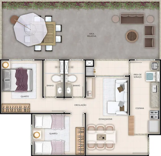 Foto 5 de Apartamento com 1 quarto à venda, 52m2 em Camaquã, Porto Alegre - RS