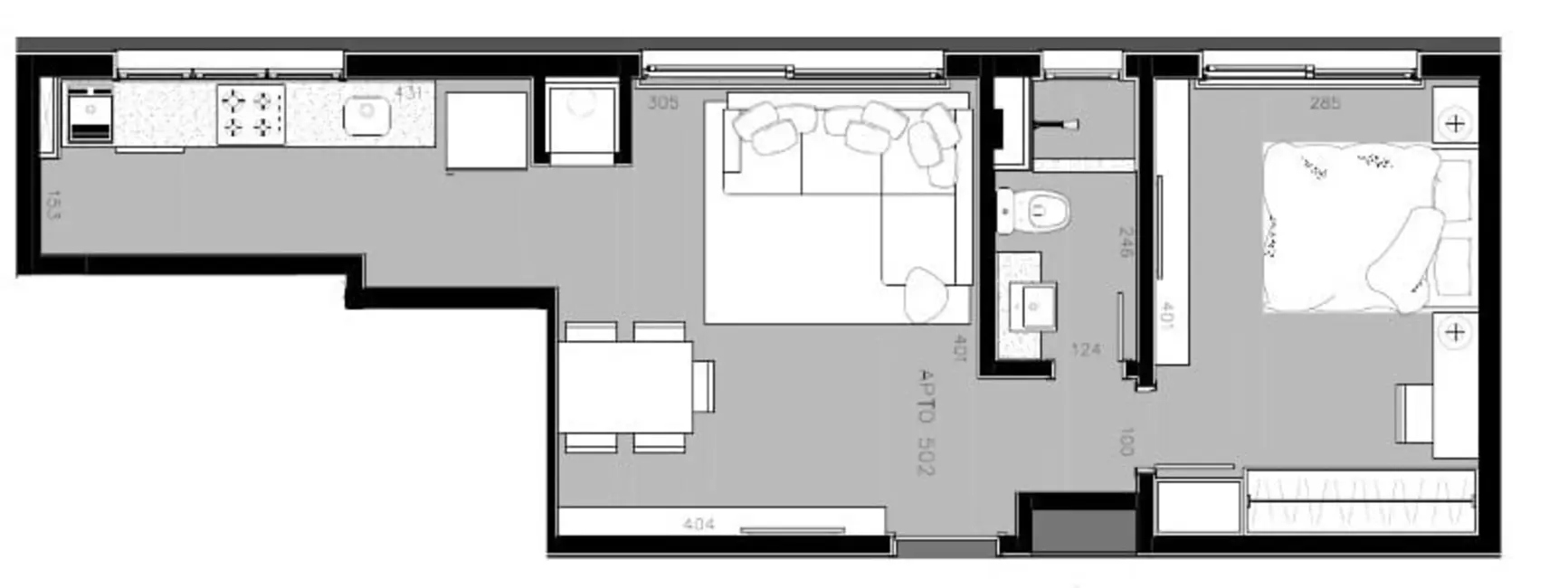 Apartamento com 2 quartos à venda, 63m2 em Bela Vista, Porto Alegre - RS - imagem 9 Foto 9 de Apartamento com 2 quartos à venda, 63m2 em Bela Vista, Porto Alegre - RS
