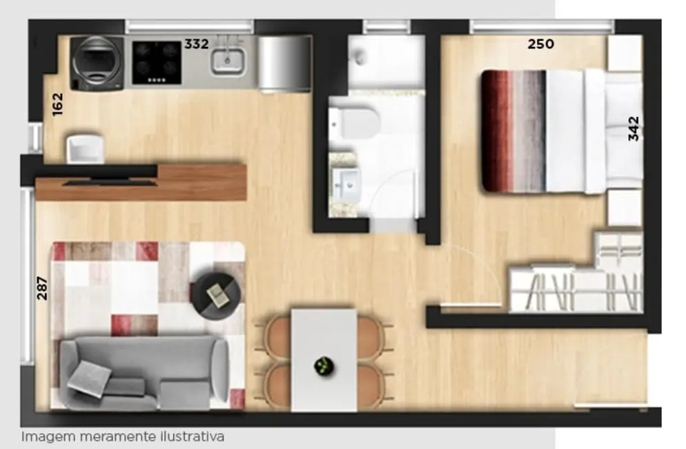 Foto 6 de Apartamento com 1 quarto à venda, 32m2 em Bom Fim, Porto Alegre - RS