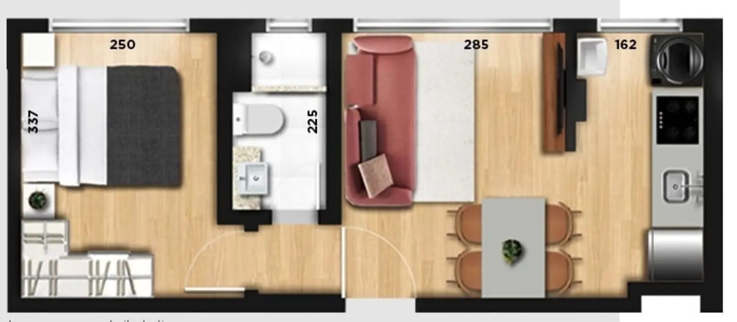 Foto 4 de Apartamento com 1 quarto à venda, 32m2 em Bom Fim, Porto Alegre - RS