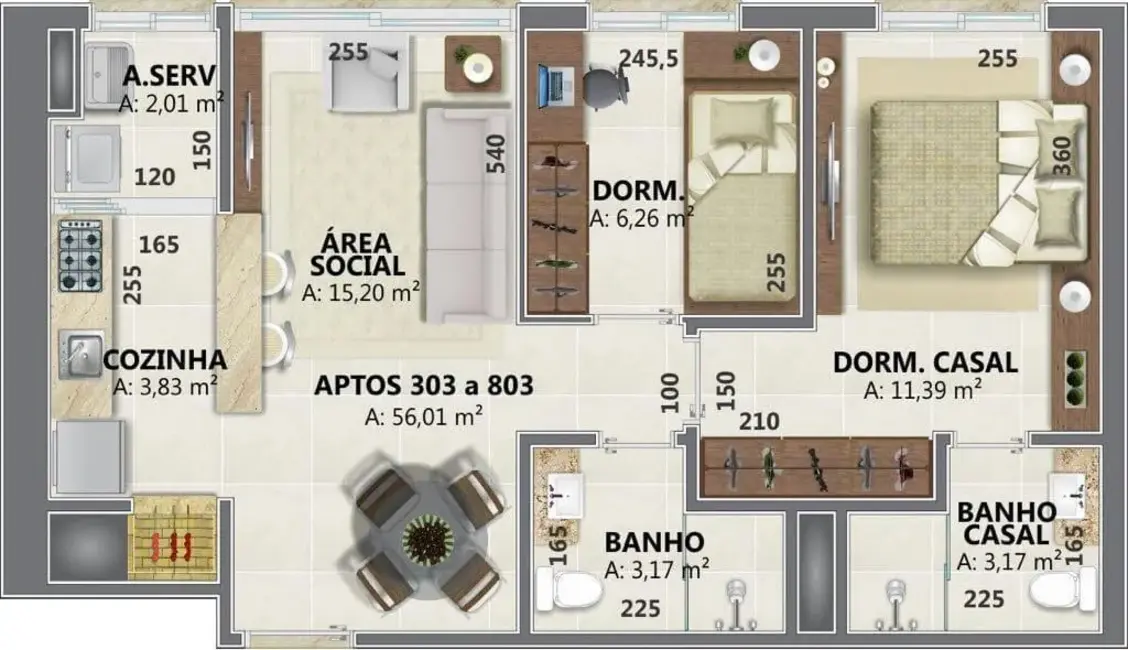 Apartamento com 3 quartos à venda, 86m2 em Menino Deus, Porto Alegre - RS - imagem 4 Foto 4 de Apartamento com 3 quartos à venda, 86m2 em Menino Deus, Porto Alegre - RS