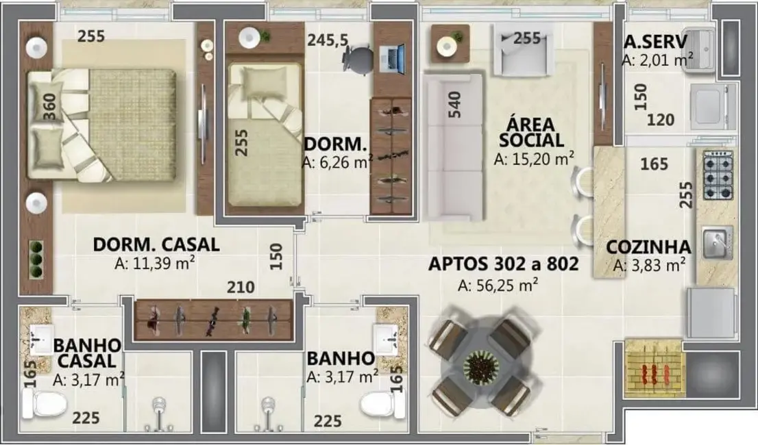 Apartamento com 1 quarto à venda, 43m2 em Menino Deus, Porto Alegre - RS - imagem 5 Foto 5 de Apartamento com 1 quarto à venda, 43m2 em Menino Deus, Porto Alegre - RS