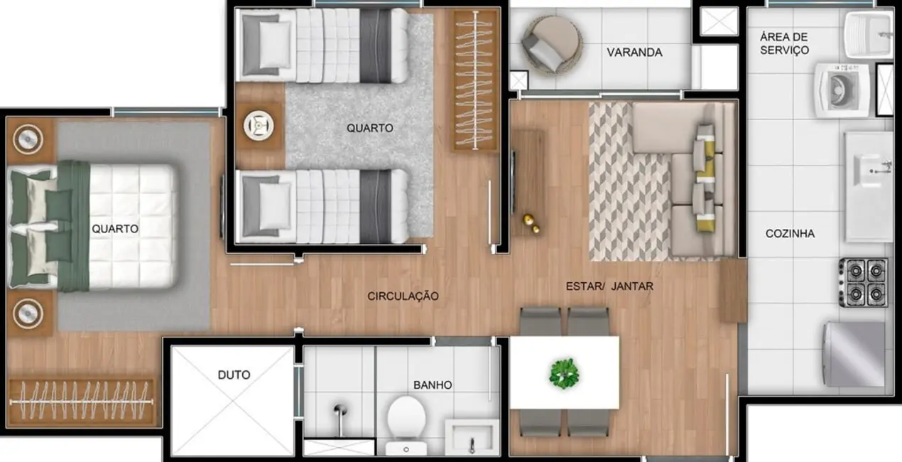 Foto 4 de Apartamento com 2 quartos à venda, 41m2 em Humaitá, Porto Alegre - RS