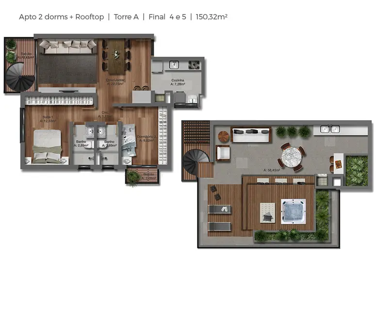 Foto 5 de Apartamento com 2 quartos à venda, 75m2 em Tristeza, Porto Alegre - RS