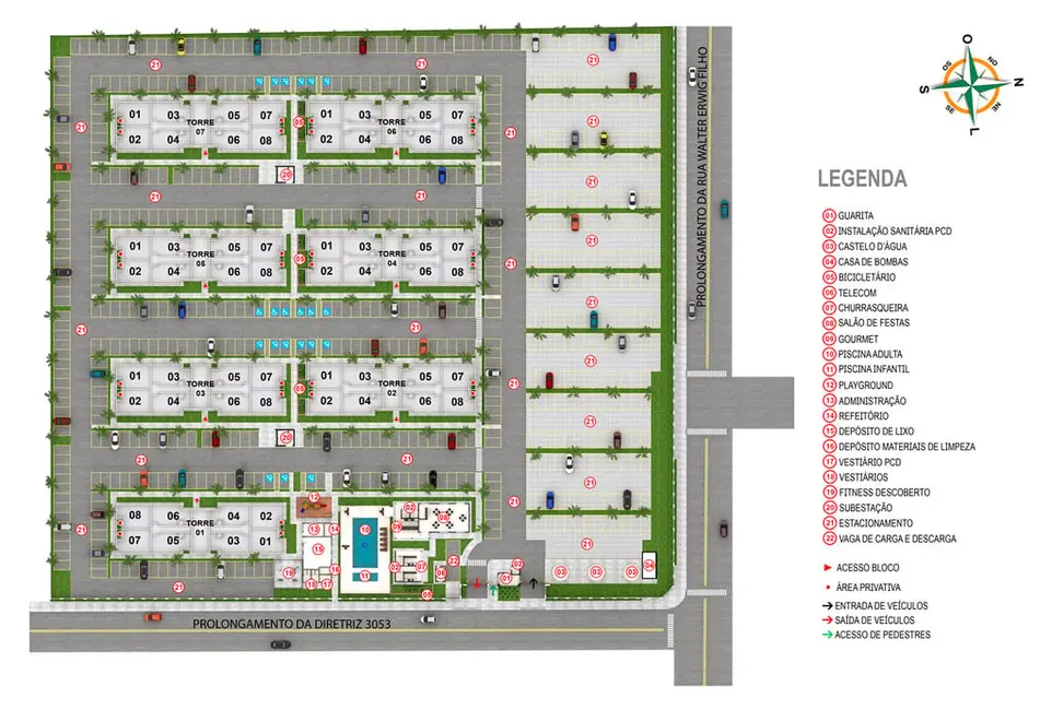 Foto 1 de Apartamento com 2 quartos à venda, 44m2 em Costa e Silva, Porto Alegre - RS