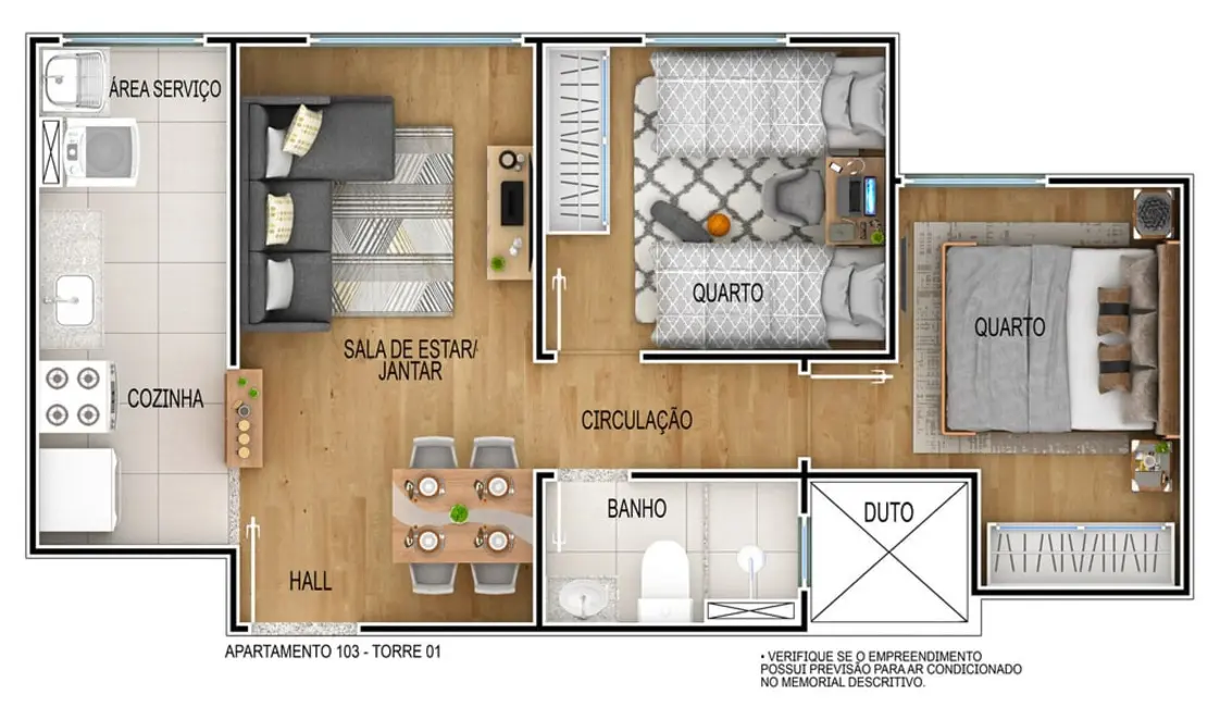 Foto 4 de Apartamento com 2 quartos à venda, 44m2 em Costa e Silva, Porto Alegre - RS