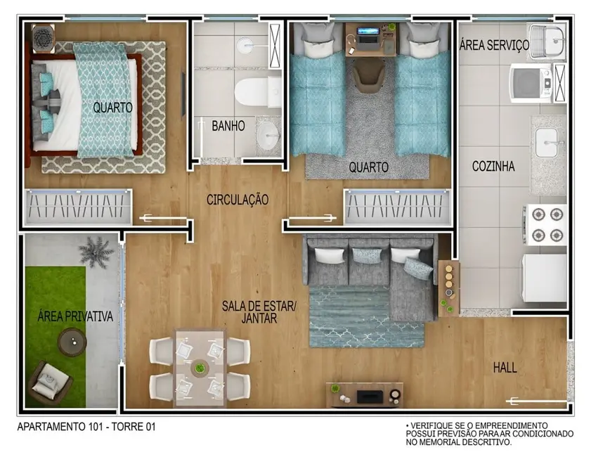 Foto 4 de Apartamento com 2 quartos à venda, 44m2 em Costa e Silva, Porto Alegre - RS