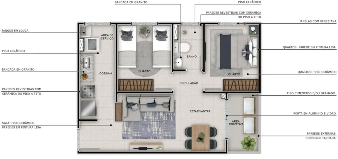 Foto 5 de Apartamento com 1 quarto à venda, 44m2 em Porto Alegre - RS