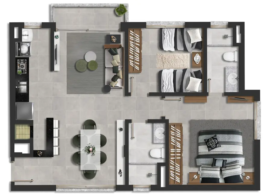 Foto 6 de Apartamento com 2 quartos à venda, 102m2 em Cristo Redentor, Porto Alegre - RS