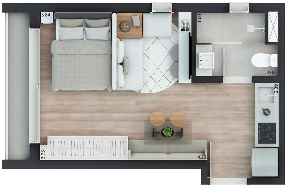 Kitnet à venda, 26m2 em Rio Branco, Porto Alegre - RS - imagem 3 Foto 3 de Kitnet à venda, 26m2 em Rio Branco, Porto Alegre - RS