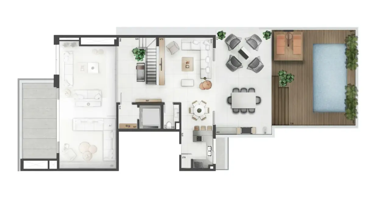 Apartamento com 4 quartos à venda, 291m2 em Moinhos de Vento, Porto Alegre - RS - imagem 4 Foto 4 de Apartamento com 4 quartos à venda, 291m2 em Moinhos de Vento, Porto Alegre - RS
