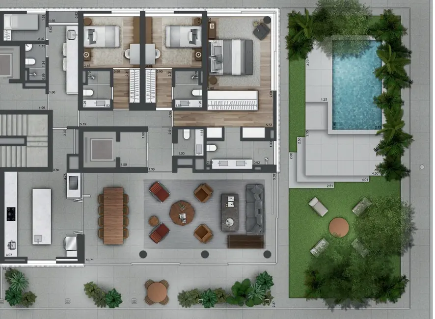 Foto 6 de Apartamento com 3 quartos à venda, 233m2 em Auxiliadora, Porto Alegre - RS