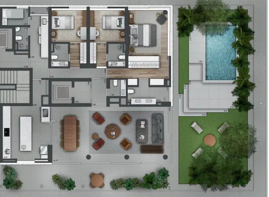 Foto 6 de Apartamento com 4 quartos à venda, 588m2 em Auxiliadora, Porto Alegre - RS