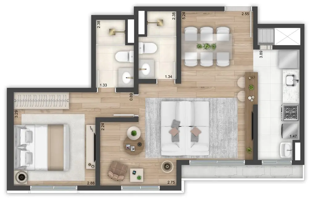 Foto 6 de Apartamento com 2 quartos à venda, 75m2 em São João, Porto Alegre - RS