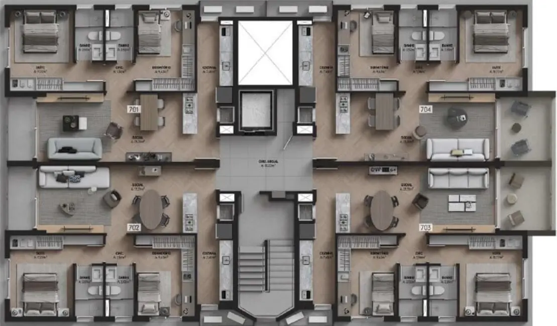 Foto 2 de Apartamento com 2 quartos à venda, 157m2 em Petrópolis, Porto Alegre - RS