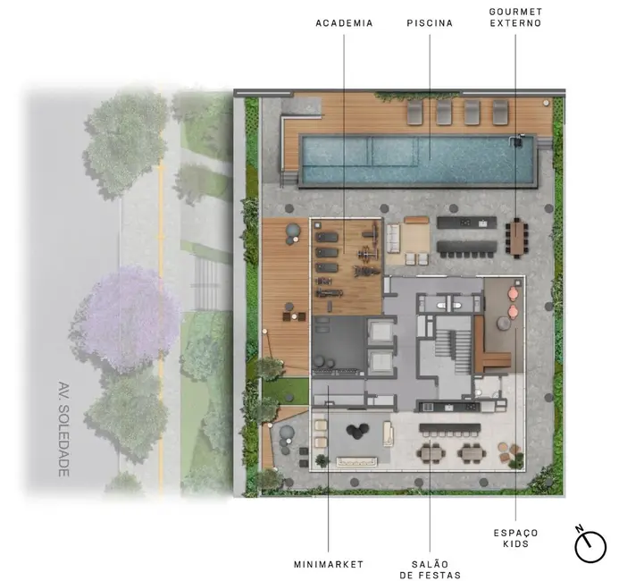 Foto 2 de Apartamento com 3 quartos à venda, 125m2 em Petrópolis, Porto Alegre - RS