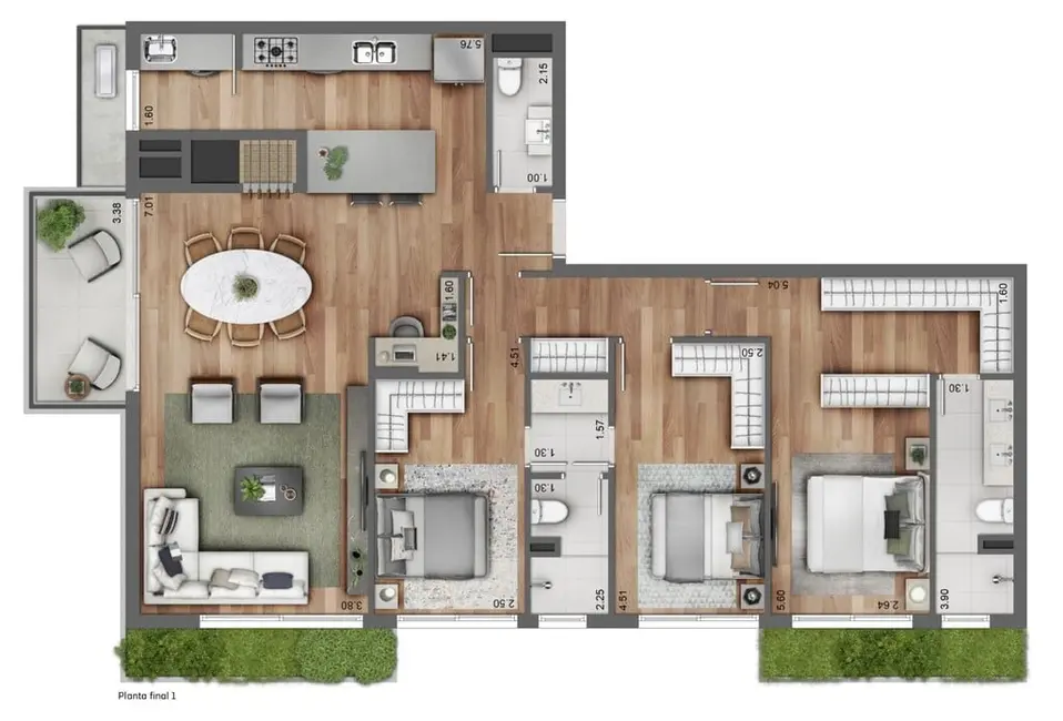 Apartamento com 2 quartos à venda, 76m2 em Petrópolis, Porto Alegre - RS - imagem 9 Foto 9 de Apartamento com 2 quartos à venda, 76m2 em Petrópolis, Porto Alegre - RS