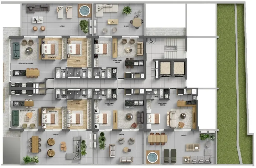 Foto 2 de Apartamento com 2 quartos à venda, 70m2 em Petrópolis, Porto Alegre - RS