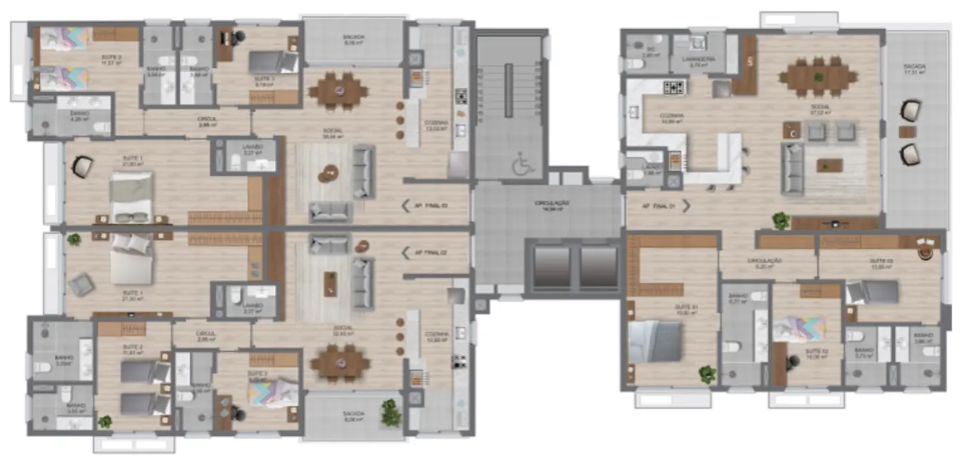 Foto 5 de Apartamento com 3 quartos à venda, 174m2 em Tristeza, Porto Alegre - RS